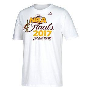 Men's adidas Cleveland Cavaliers 2017 Conference Champions Onto the Finals Locker Room Tee