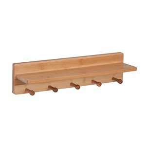 Honey-Can-Do 5-peg Wall Shelf