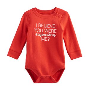 Baby Boy Jumping Beans® Graphic Shoulder Snap Thermal Bodysuit