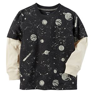 Baby Boy Carter's Print Mock Layer Graphic Tee