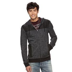 Men's Rock & Republic Mixed Media Hoodie