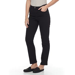 Gloria Vanderbilt Petite Amanda Embroidery Pant