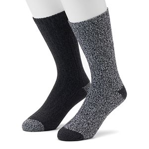 Men's Climatesmart 2-pack Twist Ribbed Crew Socks