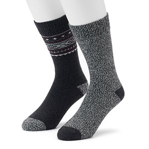 Men's Climatesmart 2-pack Tribal & Twist Crew Socks