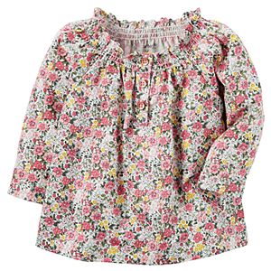 Baby Girl Carter's Floral Smocked Tunic