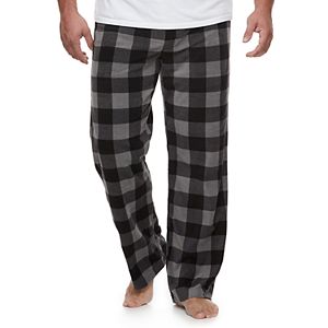 BIg & Tall 2-pack Solid and Patterned Microfleece Lounge Pants Set