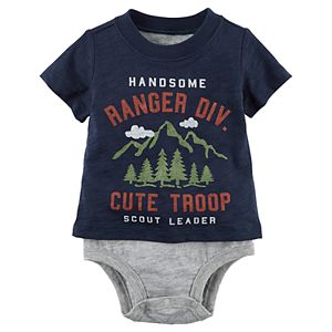 Baby Boy Carter's Mock-Layered Scout Leader Bodysuit