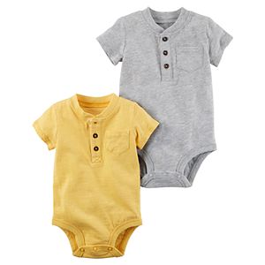 Baby Boy Carter's 2-pk. Pocket Henley Bodysuits