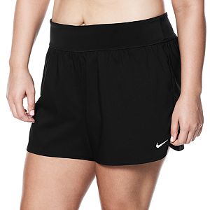 Plus Size Nike Cover-Up Swim Shorts