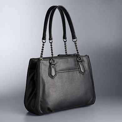 Simply vera vera wang clearance bedford triple entry satchel