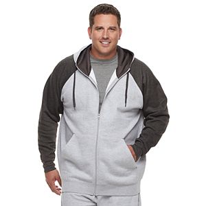 Big & Tall Russell Modern-Fit Full-Zip Raglan Hoodie