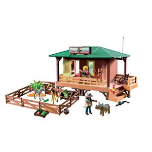 Playmobil Ranger Station with Animal Area Playset - 6936