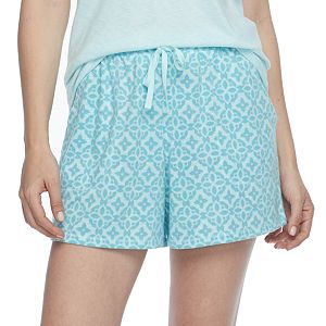 Women's Croft & Barrow® Pajamas: Whispery Clouds Boxer Shorts