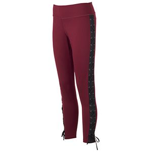 madden NYC Juniors' Lace Up Leggings