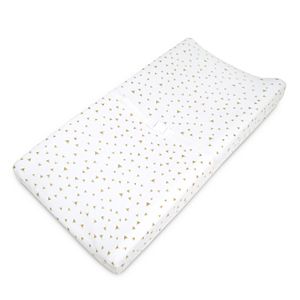 TL Care Patterned Jersey Knit Fitted Contoured Changing Table Pad Cover