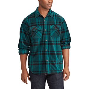 Men's Chaps Classic-Fit Microfleece Shirt Jacket