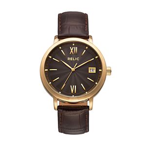 Relic Men's Darrin Leather Watch