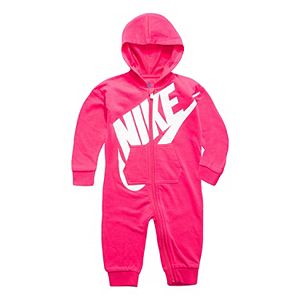 Baby Girl Nike Pink Futura All Day Play Overall