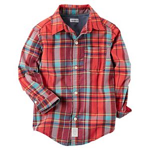 Baby Boy Carter's Plaid Button Down Shirt