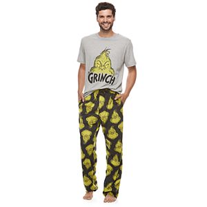 Men's Dr. Seuss Grinch Tee & Lounge Pants Set