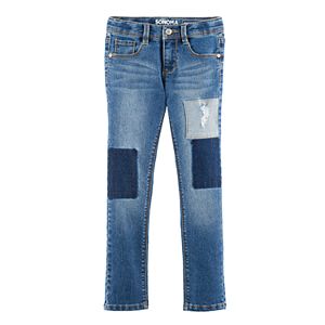 Girls 4-12 SONOMA Goods for Life™ Weathered & Patched Fashion Denim