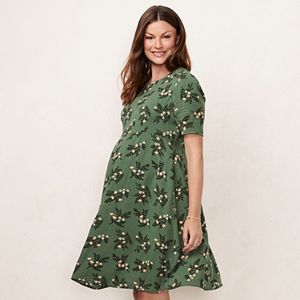 Maternity LC Lauren Conrad Floral Fit & Flare Dress
