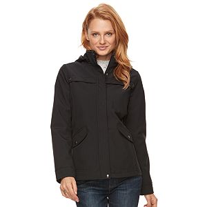 Women's Weathercast Hooded Soft Shell Rain Jacket