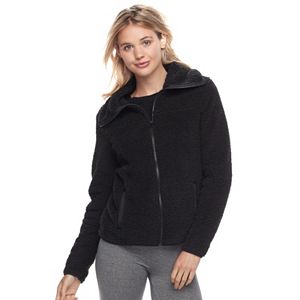 Juniors' SO® Sherpa Zip-Up Jacket