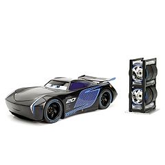 Disney Pixar Cars 1:24 Jackson Storm Die Cast w Tire Rack by Jada Toys