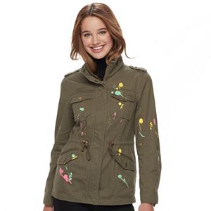 Juniors' Sebby Paint Splatter Anorak Jacket