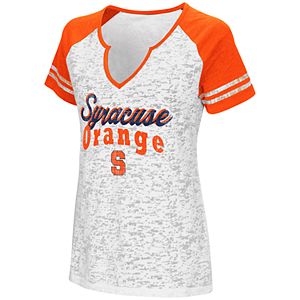 Women's Campus Heritage Syracuse Orange Notch-Neck Raglan Tee