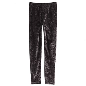 Girls 4-12 SONOMA Goods for Life™ Velour Long Leggings