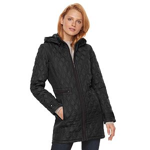 Women's Weathercast Quilted Faux-Suede Jacket