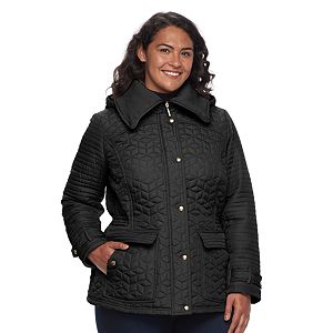 Plus Size Weathercast Quilted Anorak