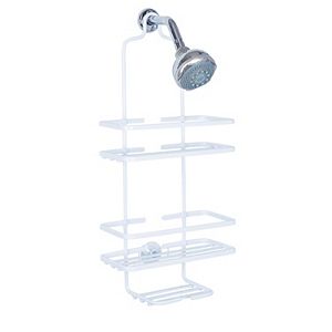 Bath Bliss Rectangle Aluminum Shower Caddy