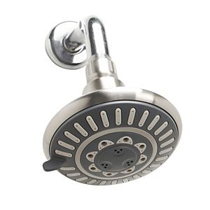 Bath Bliss Brushed 5-Function Deluxe Showerhead