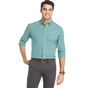 Men's IZOD Essential Regular-Fit Button-Down Shirt