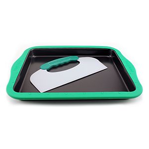 BergHOFF Perfect Slice Big Cookie Sheet with Silicone Sleeve & Tool