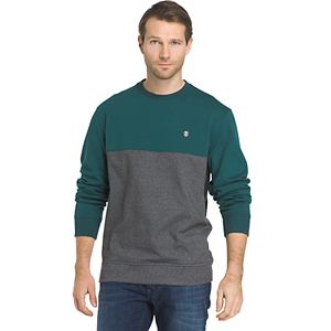 Men's IZOD Advantage Sportflex Regular-Fit Colorblock Performance Fleece Pullover