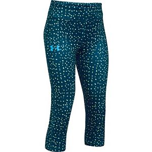 Girls 7-16 Under Armour HeatGear Printed Capri Leggings