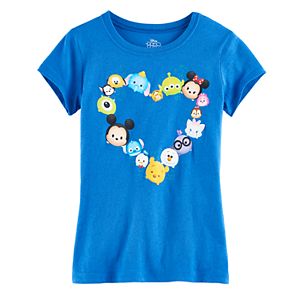 Disney's Tsum Tsum Girls 7-16 Heart Graphic Tee