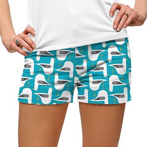 Women's Loudmouth Bird Print Mini Golf Shorts