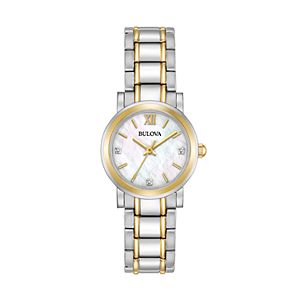 Bulova Women's Diamond Two-Tone Stainless Steel Watch - 98P165