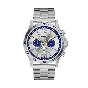 Caravelle New York By Bulova Men's Stainless Steel Chronograph Watch - 43A130