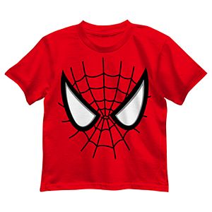 Toddler Boy Marvel Spider-Man Face Graphic Tee