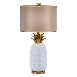 Catalina Lighting Double Shade Pineapple Table Lamp
