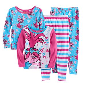 Toddler Girl DreamWorks Trolls Poppy 4-pc. Pajama Set