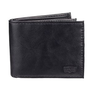 Men's Levi's RFID-Blocking Extra-Capacity Black Slimfold Wallet