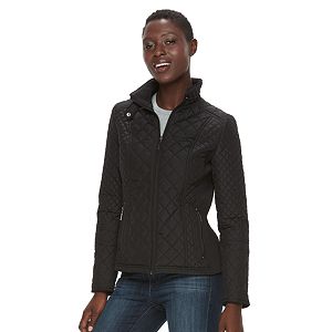 Women's Weathercast Quilted Midweight Moto Jacket