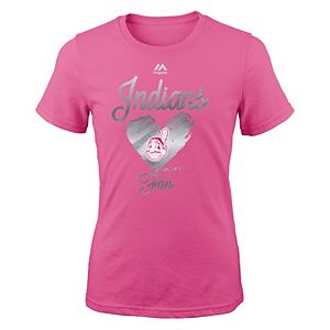 Girls 4-6x Majestic Cleveland Indians Autograph Tee